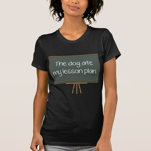 犬食べのレッスン Tシャツ (正面)