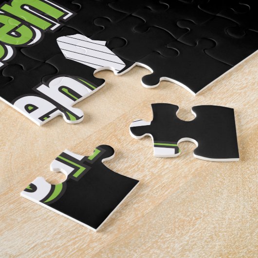 犬食べの宿題 – 学のドイツ語引用文 ジグソーパズル (側面)