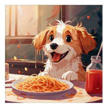 犬食べ物のスパゲティ