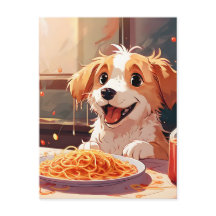 犬食べ物のスパゲティ