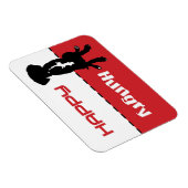 犬食べ物を与えの磁石 – 犬は食べ物を与えいる? マグネット (右側)