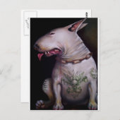 犬食べ猫 ポストカード (正面/裏面)