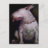 犬食べ猫 ポストカード (正面)