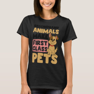 犬養子中古動物ファーストクラスの友人 Tシャツ