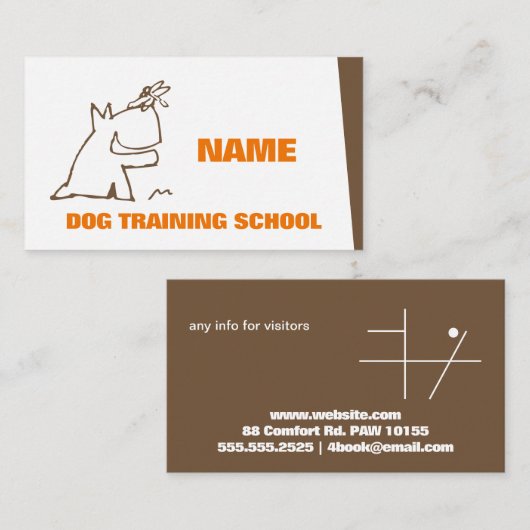 犬養成所 名刺 (正面/裏面)