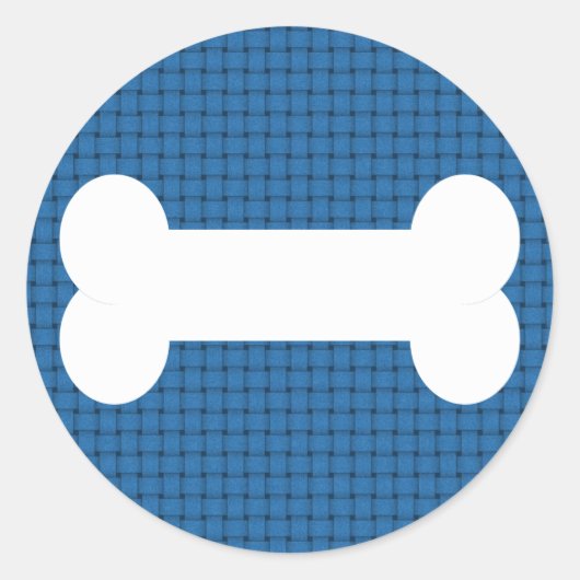 犬骨シール ラウンドシール (正面)