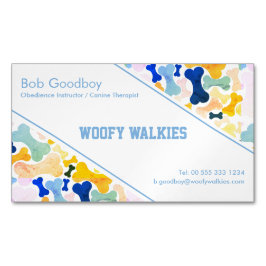 犬骨デザイン事務用文房具名刺 マグネット名刺