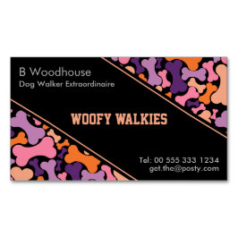 犬骨デザイン事務用文房具名刺 マグネット名刺