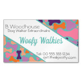 犬骨デザイン事務用文房具 マグネット名刺 (正面)