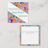 犬骨デザイン文房具 スクエア名刺 (正面/裏面)