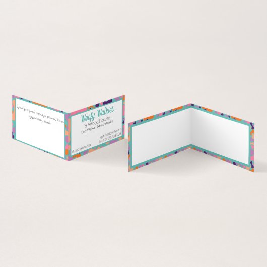 犬骨デザイン文房具 名刺 (内部&外部)