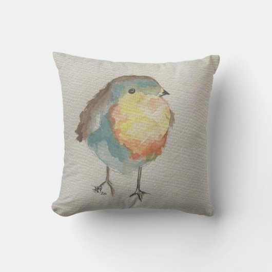 犬鳥枕 クッション (正面)