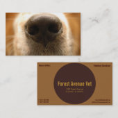 犬鼻の獣医の名刺 名刺 (正面/裏面)