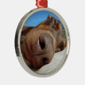 犬鼻 メタルオーナメント (右)