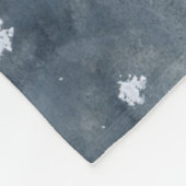 犬100の黒いラブラドール フリースブランケット (角)