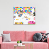 犬121チワワ キャンバスプリント (インサイチュ (リビング))