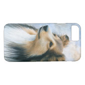 犬122シェットランド・ シープドッグコリケースiPhone 7 Case-Mate iPhoneケース (裏面(横))