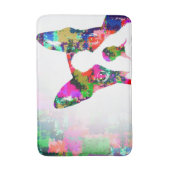 犬135のボストンテリア バスマット (正面縦)