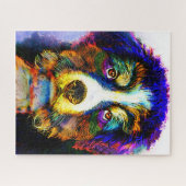 犬157色数々のベルネーゼ山 ジグソーパズル (横)