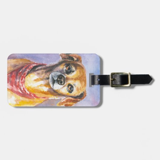 犬2 ラゲッジタグ (正面横)
