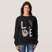 犬365ラブラゴットロマグノロ犬ポーペットレスキュー スウェットシャツ (正面フル)