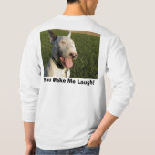 犬630 006の私を笑わせます! Tシャツ (裏面)