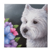 犬82 Westie タイル (正面)