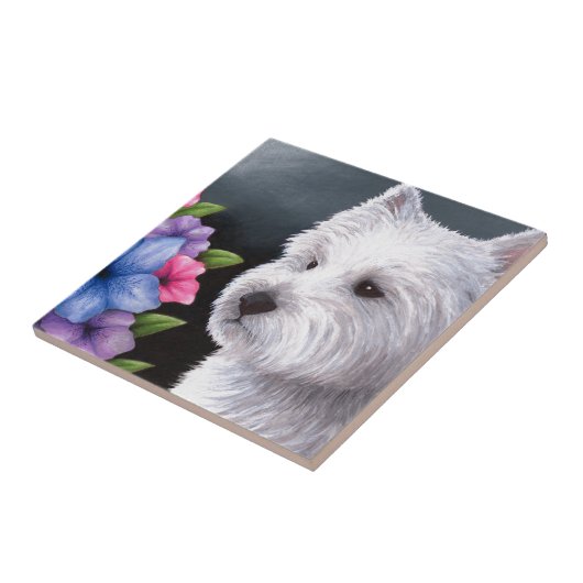 犬82 Westie タイル (側面)
