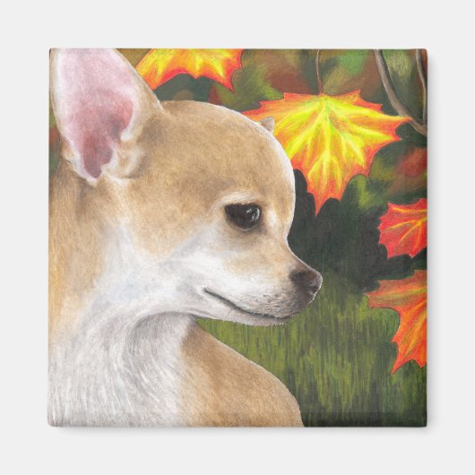 犬84磁石 マグネット (正面)