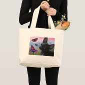 犬91チワワ ラージトートバッグ (正面(商品))