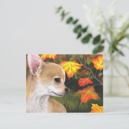 犬94チワワ ポストカード (スタンド正面)