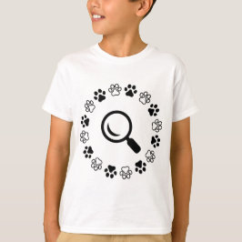 犬、ふくらみを見つける Tシャツ