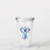 犬 アクリルタンブラー (裏面)