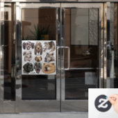 犬 ウィンドウサイン (オフィスドア)