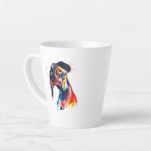 犬 カフェラテマグ (左アングル)