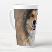 犬 カフェラテマグ (左アングル)