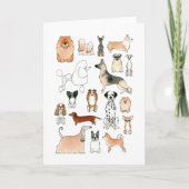 犬 カード (正面)