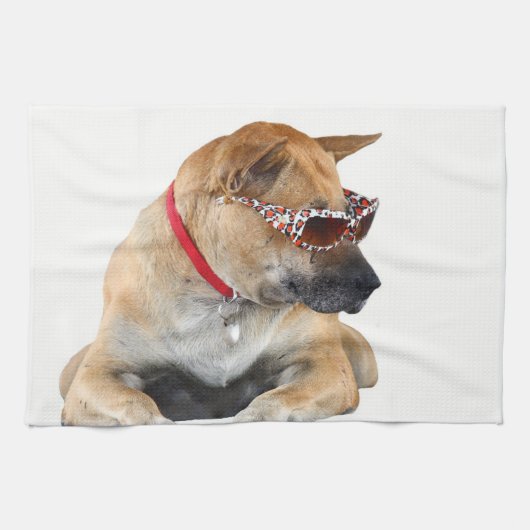 犬 キッチンタオル (横)