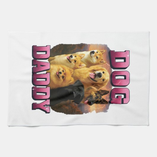 犬 キッチンタオル (横)