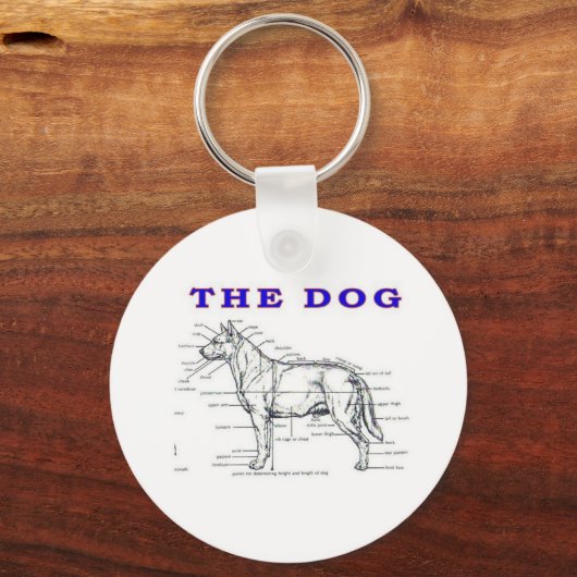 犬 キーホルダー (正面)