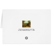 犬、グレイハウンドとスパニエル犬、ドクターフォップバイヘリング (裏面横)