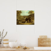 犬、グレイハウンドとスパニエル犬、ドクターフォップバイヘリング ポスター (キッチン)