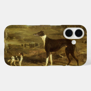 犬、グレイハウンドとスパニエル犬、ドクターフォップバイヘリング iPhone 16ケース