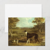 犬、グレイハウンドとスパニエル、ドクター・フォップ（Herringによる) (正面/裏面)