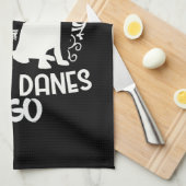 犬 – グレートデンマーク キッチンタオル (四つ折り)