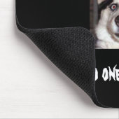 犬、コンピュータから遠くになステップ マウスパッド (コーナー)