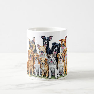 犬 コーヒーマグカップ