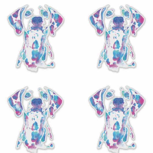 犬 シール (正面)