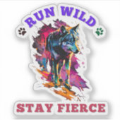 犬 シール (正面)