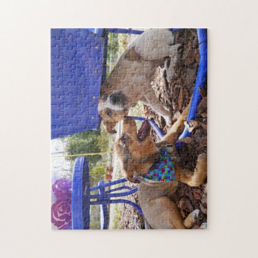 犬 ジグソーパズル (縦)